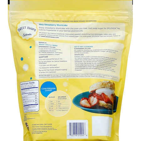 Splenda Splenda Granular 9.7 oz., PK8 SP82101001